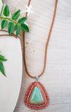 Turquoise pendant necklace